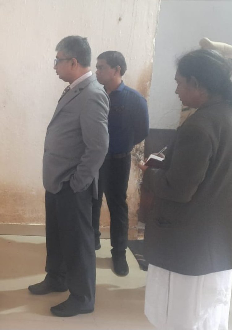 जिला एवं सत्र न्यायाधीश ने जिला जेल का किया निरीक्षण 