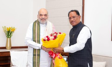 *केंद्रीय गृह मंत्री श्री अमित शाह से मिले मुख्यमंत्री श्री विष्णुदेव साय, छत्तीसगढ़ में नक्सल उन्मूलन अभियानों व उपलब्धियों की दी जानकारी*