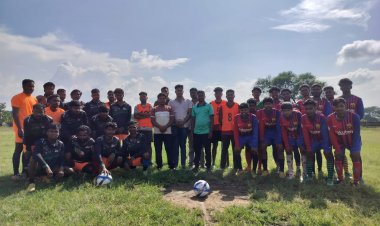 तमता में तीन दिवसीय फुटबॉल टूर्नामेंट का शुभारंभ किया गया