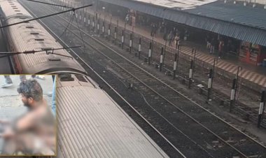 कोरबा रेलवे स्टेशन पर पेंटिंग करते समय कर्मचारी गंभीर रूप से झुलसा