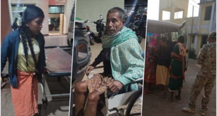 गैस सिलेंडर गैस रिसाव से लगी आग से घर के 5 सदस्य झुलसे