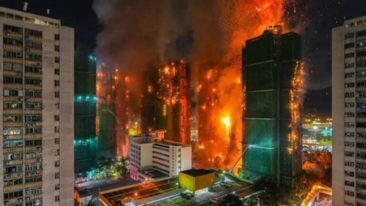 विशाल आवासीय परिसर में भीषण आग! 8 इमारतें आग की चपेट में आई, 44 लोगों की मौत 300 लापता…