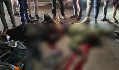 Accident : दो बाइकों की जोरदार भिड़ंत, एक की उखड़ी सांसे… दूसरा गंभीर