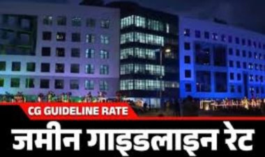 छत्तीसगढ़ में नई गाइडलाइन दरें लागू: आठ वर्षों बाद बड़े पैमाने पर रेशनलाइजेशन, शहरी–ग्रामीण क्षेत्रों की विसंगतियाँ दूर