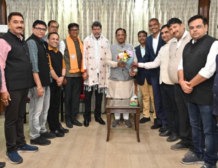 मुख्यमंत्री साय से क्रेडाई और रियल एस्टेट के प्रतिनिधिमंडल ने सौजन्य मुलाकात की