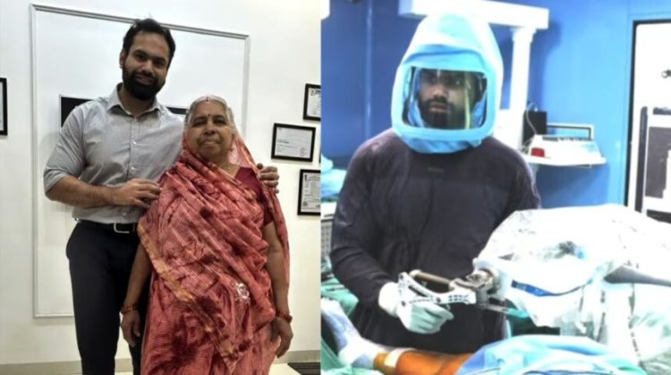 रोबोटिक्स और AI के युग में चिकित्सा की नई क्रांति, रामकृष्ण केयर हॉस्पिटल में रोबोटिक नी रिप्लेसमेंट सर्जरी से हुआ महिला का सफल इलाज