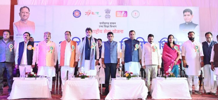 राष्ट्रीय सेवा योजना युवाओं को राष्ट्र निर्माता और सच्चा नागरिक बनाने की सशक्त कड़ी-उच्च शिक्षा मंत्री टंक राम वर्मा….