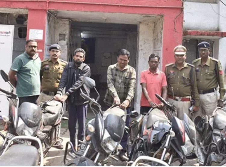 छत्तीसगढ़ के भिलाई स्टील प्लांट (BSP) की पार्किंग से बाइकों की सिलसिलेवार चोरी का दुर्ग पुलिस ने खुलासा किया