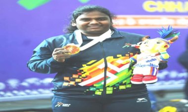 खेलो इंडिया ट्राइबल गेम्स 2026: 86 किग्रा भारोत्तोलन में साक्षी बुरकुले को स्वर्ण, रिशिका को रजत