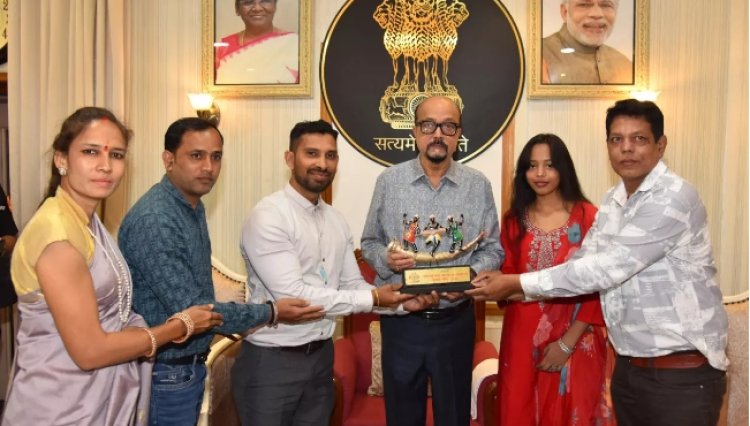 राज्यपाल डेका से रेडियो संगवारी टीम ने की मुलाकात