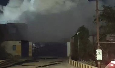 भिलाई के हथखोज इंडस्ट्रियल एरिया में मंगलवार की शाम बड़ा हादसा टल गया