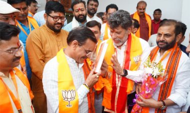 मध्यप्रदेश भाजपा के पूर्व प्रदेश अध्यक्ष व सांसद बी.डी. शर्मा पहुंचे कुशाभाऊ परिसर