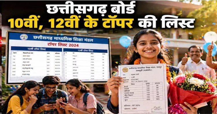 CGBSE Result 2026 : 10वीं -12वी की परीक्षा में बेटियों ने मारी बाजी, देखिए टॉपर्स की लिस्ट…