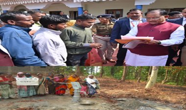 भीषण गर्मी में राहत: सुखबासुपारा में नलकूप खनन से दूर हुई पेयजल समस्या, ग्रामीणों ने मुख्यमंत्री का जताया आभार