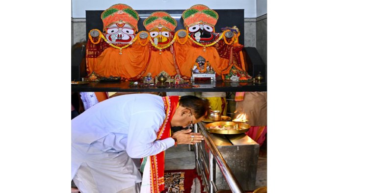 मुख्यमंत्री साय हरिनाम संकीर्तन नामयज्ञ में हुए शामिल