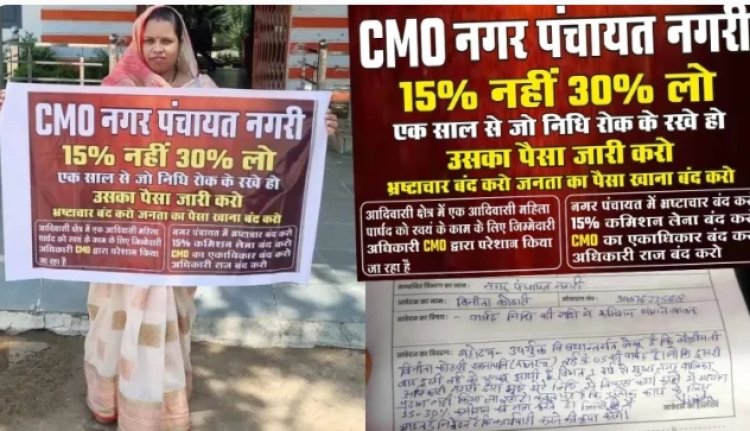 CG धमतरी : कमीशनखोरी का विरोध अनूठे अंदाज में, नगर पंचायत सभापति ने CMO पर लगाए गंभीर आरोप....
