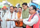 मुख्यमंत्री  साय ने भिखमपुरा के पंचमुखी सिद्ध हनुमान मंदिर में की पूजा-अर्चना