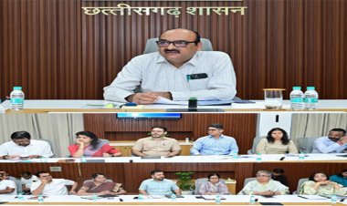 मुख्य सचिव ने विभागीय योजनाओं की प्रगति की समीक्षा की