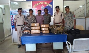 CG NEWS: 32 किलो गांजा के साथ दो अंतर्राज्यीय तस्कर गिरफ्तार, 14 लाख 94 हजार का गांजा जब्त