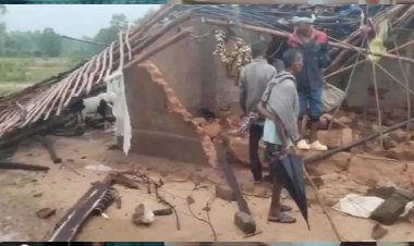 जशपुर में आंधी-तूफान का कहर, कच्चा मकान ढहने से युवक की मौत; मां और पत्नी घायल