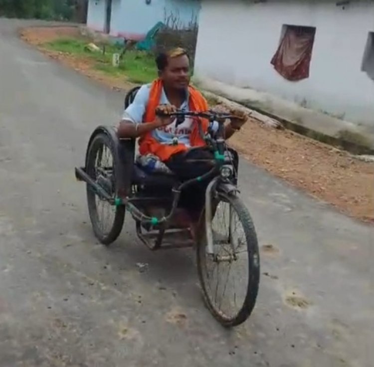 सीएम हेल्पलाइन बनी दिव्यांग प्रफुल्ल बेक के लिए उम्मीद की नई राह