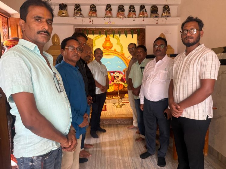 दोकड़ा जगन्नाथ मंदिर पहुंचे जिला पंचायत अध्यक्ष सालिक साय, रथ यात्रा एवं मुख्यमंत्री के प्रस्तावित दौरे की तैयारियों का लिया जायजा