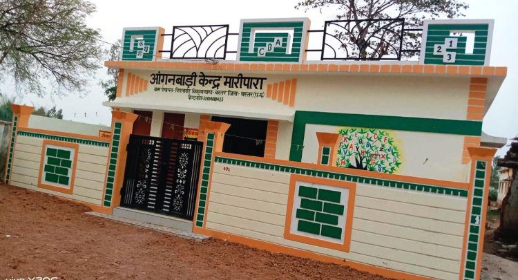 बस्तर में प्रारंभिक शिक्षा का नया मॉडल : आंगनबाड़ी बनी बच्चों के सपनों की पाठशाला