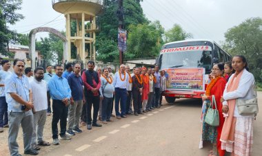 जशपुर से 204 श्रद्धालु प्रभु श्री रामलला दर्शन के लिए अयोध्या रवाना 