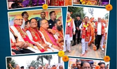 भव्य कांवड़ यात्रा में शामिल हुए मुख्यमंत्री श्री साय, भगवान हटकेश्वरनाथ का किया जलाभिषेक