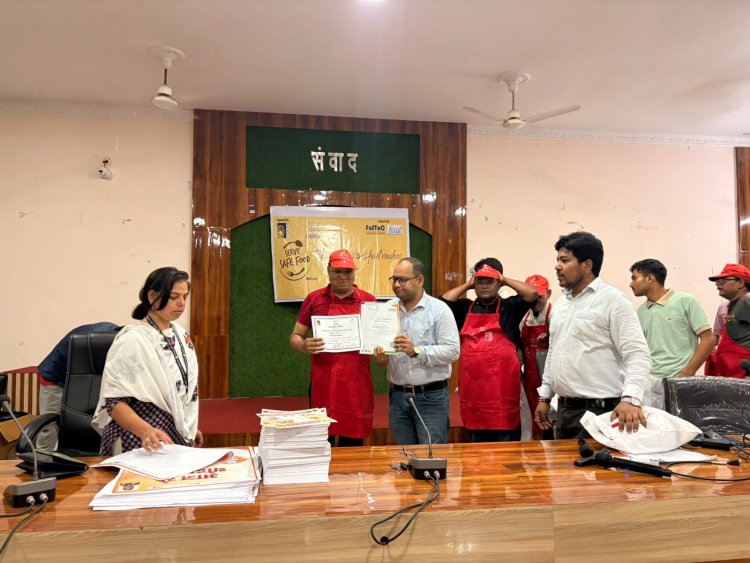 जशपुर में 200 स्ट्रीट फूड विक्रेताओं को मिला नि:शुल्क फॉस्टेक प्रशिक्षण