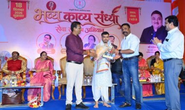 कविता के विविध रंगों से सजा मुक्ताकाशी मंच, सेवा संकल्प अभियान में देश-प्रदेश के रचनाकारों ने बांधा समां