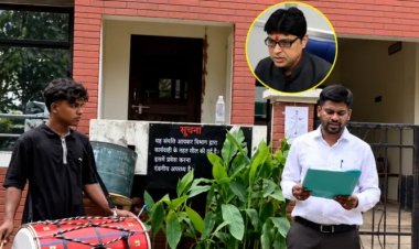 CG BREAKING : ढोल बजा, नोटिस पढ़ा… फिर सील हुआ सूर्यकांत तिवारी का मकान