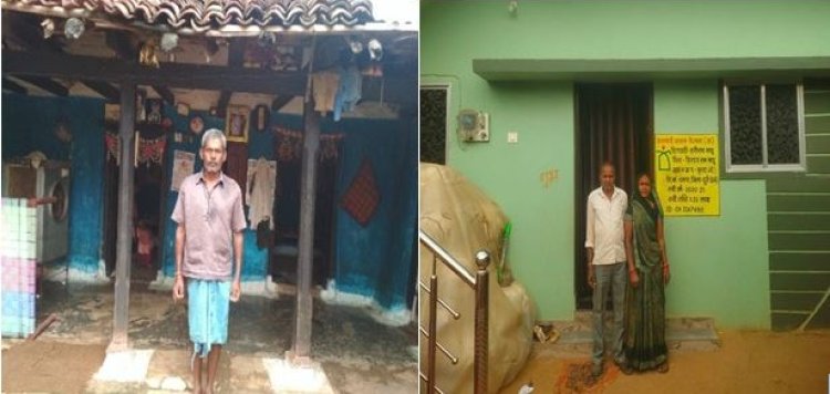 सेवा और सुशासन की पहल से खत्म हुई टपकती छत की चिंता, हरीप्रसाद को मिला अपने सपनों का पक्का आशियाना