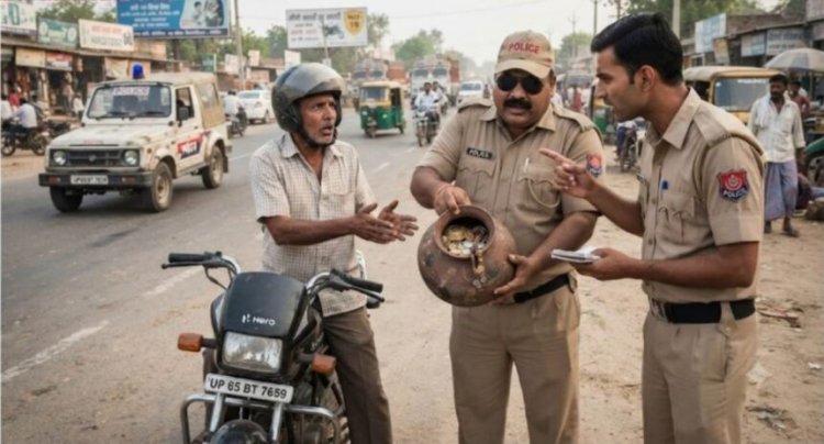 सस्ते सोने-चांदी के घड़े का लालच देकर किसान से 6 लाख की ठगी, नकली पुलिस का ड्रामा कर बोरी जब्त की