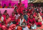 संयुक्त मंच के आह्वान पर जशपुर में गरजीं आंगनबाड़ी कार्यकर्ता-सहायिकाएं, रणजीता स्टेडियम चौक से कलेक्ट्रेट तक निकाली रैली, कलेक्टर को सौंपा ज्ञापन, मुख्यमंत्री, महिला बाल विकास मंत्री और सचिव के नाम संबोधित कर 5 सूत्रीय मांगों पर की समयबद्ध निर्णय की मांग