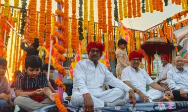 पत्थलगांव में धूमधाम से निकली महाराजा अग्रसेन की भव्य शोभायात्रा, जगह-जगह हुआ स्वागत
