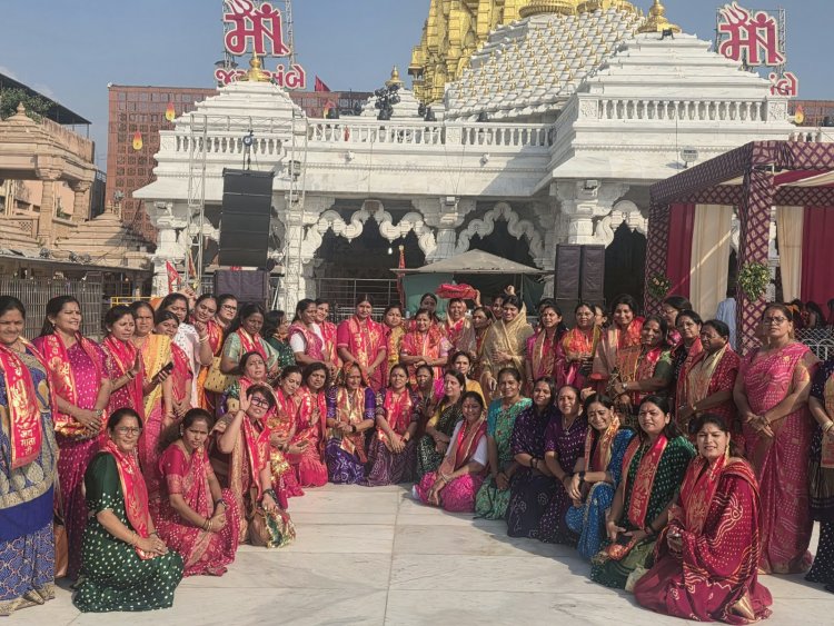 अंबाजी मंदिर में गुजरात सह प्रभारी गोमती साय ने की पूजा-अर्चना, माँ अंबा को अर्पित की ध्वजा